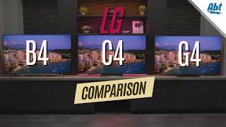 2024 LG OLED Comparison B4 vs C4 vs G4