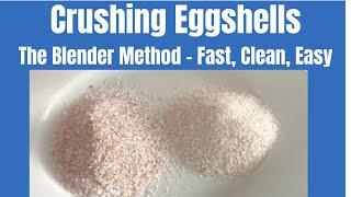 Crushing Eggshells in a Blender