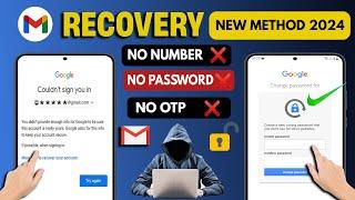How to Recover Gmail Account without Recovery Email and Password 2024  Gmail Account Recovery