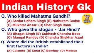 Indian history gk  Modern history gk Gk for competitive exam  Lets Know Everything