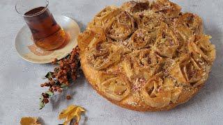 Leckerer Baklava-Kuchenطرز تهیه کیک باقلوا.یک کیک خوشمزه و جذاب
