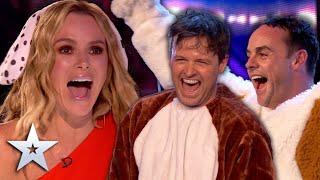 SURPRISE Ant and Dec PRANK the Judges  Unforgettable Audition  Britains Got Talent