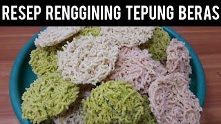 CARA MEMBUAT RENGINING TEPUNG BERAS ANTI GAGAL