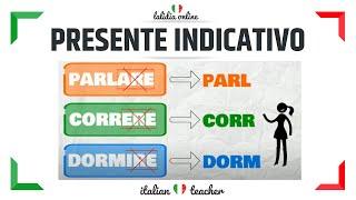 PRESENTE INDICATIVO Regular Verbs + Easy Exercises - VERBS - Italian for Beginners