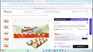  ¡Oferta Miravia 30x Kinder Bueno White barato 1968€ ¡27 DTO Opinión  Descuento 