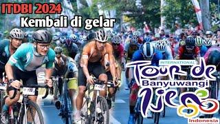 Sepeda balap Banyuwangi tour de ijen 2024 kembali di gelar