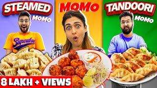  Eating The BEST MOMOs For 24 Hours Challenge 