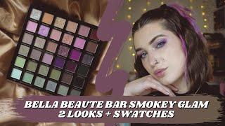 Bella Beaute Bar Smokey Glam  2 Looks + Swatches