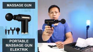 Massage Gun Electric Portable Rechargeable  Alat Pijat elektrik portable