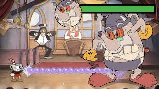 Cuphead - All Bosses With Extreme Rapid Fire Rate With Healthbar  Lobber 