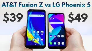 AT&T Fusion Z vs LG Phoenix 5 - Who Will Win? AT&T Prepaid