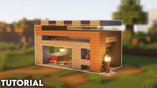 Minecraft  How to build a Small Simple Survival House  Minecraft Survival House Tutorial