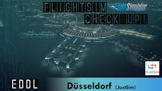 CHECKUP EDDL Düsseldorf JustSim Szenerie für MSFS #038 #flightsim #scenery