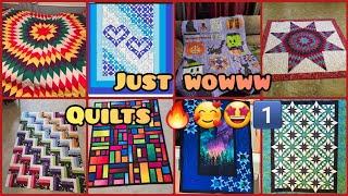 Amazing Quilts Quilt of this week Quilt pattern blocks️ easy Quilts #trend @5MinuteCraftsDIY