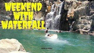 Byandhura waterfall Natural Swimming Pools Near Khatima Waterfall in Uttarakhand Trekking Video