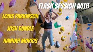 Flash Challenge with Louis Parkinson Hannah Morris and Josh Rundle