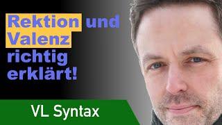 Konstituenten und Valenz  Syntax 2