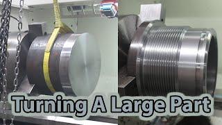 Turning A Large Part  Bolt