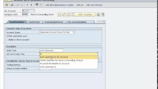 36. FS00 Create GL Account in SAP FICO