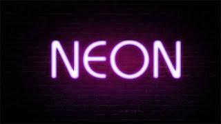 Photoshop tutorial How to create a realistic neon light text effect in adobe photoshop cc 2017