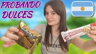 PROBANDO DULCES ARGENTINOS  QUE COMIA MI MADRE DE PEQUEÑA  Arantxa