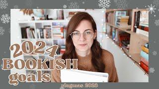 my BOOKISH GOALS - a recap on 2023 and looking ahead to 2024