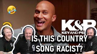 Key & Peele - Is This Country Song Racist? REACTION  OFFICE BLOKES REACT