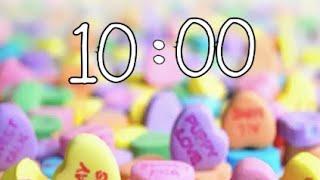 Valentine’s Day 10 Minute Countdown Timer With Music ️ - NO ADS During the Video