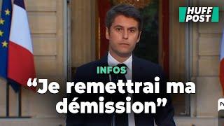 Attal annonce qu’il démissionnera mais...