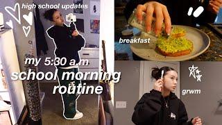 grwm SCHOOL MORNING ROUTINE9th grade