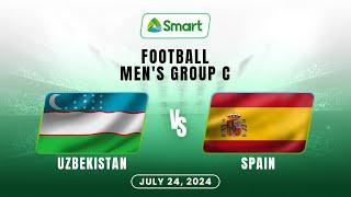 Olympics Men’s Football - Uzbekistan vs Spain - Group C Full Game Highlights