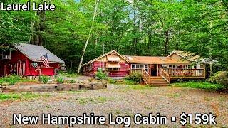 New Hampshire Log Cabins For Sale  $159k  Laurel Lake  Guest Cabin  New Hampshire Real Estate