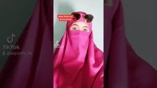 ABAYA SARAH MIX KHIMAR SARAH IN PINK