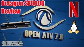 Octagon SF8008 Review 2022  openATV Receiver  Unboxing und Einrichtung  Review 