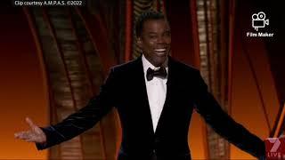 Scandale aux Oscars Will Smith gifle Chris Rock en pleine face traduction française