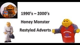 1990s-2000s Honey Monster Restyled Sugar Puffs Cereal Advert Compilation