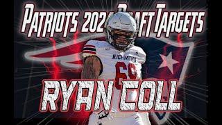 New England Patriots 2024 NFL Draft Target  Ryan Coll  Offensive Lineman  Richmond  Highlights