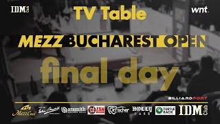 Final Day - Tv Table - Mezz Bucharest Open