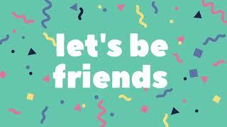 Lets be friends With Lyric  Kids song  Reinhard Abishek  Kids Nursery Rhymes Video