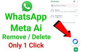 whatsapp meta ai kaise hataye  how to remove meta ai on whatsapp