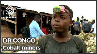 DR Congo cobalt miners work in treacherous conditions