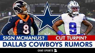 MAJOR Cowboys Rumors Sign Brandon McManus Cut KaVontae Turpin OTA News + Add Adrian Peterson?