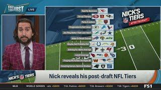 FIRST THING FIRST  Eagles are the biggest winner - Nick Wright reveals his post-draft NFL tiers