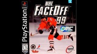 NHL FaceOff 99 PlayStation - Philadelphia Flyers vs. Colorado Avalanche