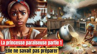 La princesse paresseuse qui ne savait pas préparer #histoireafricaine #folklore #conteafricain