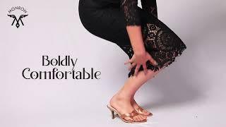 Monrow Shoes  Comfy Heels  Party wear  Boldly Comfortable  Heels  Kitten Heels