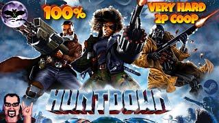 Huntdown прохождение 2p Coop  Badass   Игра  PC Xbox One PS4 Switch  Стрим rus