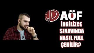 AÇIKÖĞRETİM FAKÜLTESİ İNGİLİZCE SINAVI NASIL GEÇİLİR?