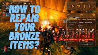 Valheim  How to repair your bronze items?