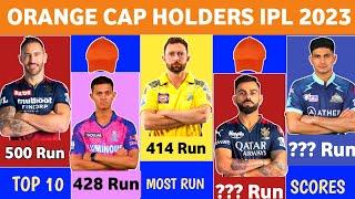 Orange Cap IPL 2023  Ipl 2023 me Sabse jyada Run Banane Wale Top 10 Players  Most Run Scorers